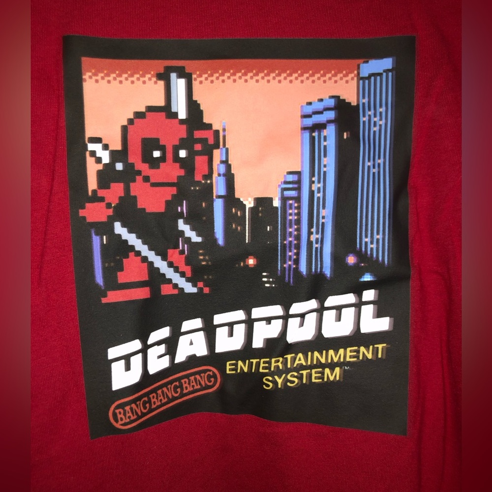 Deadpool Retro Gaming Theme Shirt